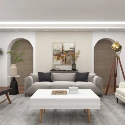 12" Modern Acrylic And Iron Tic Tac Toe Set - Olivia & May -Finest Home Decoration GUEST 8a3a1529 ef19 4812 b8d8 cc124bb77001