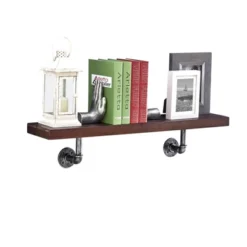 35.5" X 7.5" Industrial Pipe Wall Shelf - Danya B. -Finest Home Decoration GUEST 8b596351 c3e3 4145 8c26 0f6743e915bb