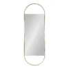 16" X 48" Nobles Framed Capsule Decorative Wall Mirror Gold - Kate & Laurel All Things Decor -Finest Home Decoration GUEST 8c211d09 625c 4934 ae87 2d80bcf256dc