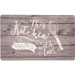 World Rug Gallery 'Seasoned With Love' Whisk Anti-fatigue Kitchen Mat -Finest Home Decoration GUEST 8c40aed4 7418 4bfc 873a 108710ec0c55