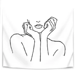 Americanflat Thinking By Martina Wall Tapestry -Finest Home Decoration GUEST 8c651a0c ca39 4daa 84b9 c7ecc0df2fbb