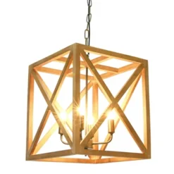 Metal/Wood Chandelier Natural Brown - Storied Home 22 Metal/Wood Chandelier Natural Brown - Storied Home -Finest Home Decoration GUEST 8ce3c682 249c 49e1 8068 4b5b414b2205