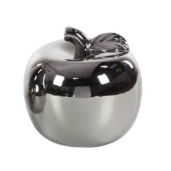 Set Of 2 Modern Chic Dolomite Apple And Pear Sculpture Silver - Olivia & May -Finest Home Decoration GUEST 8e255e46 d793 4c14 b1c1 c879d8c19432