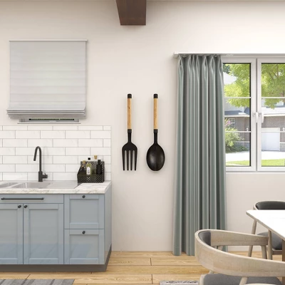 Set Of 2 Aluminum Utensils Spoon And Fork Wall Decors - Olivia & May 14 Set Of 2 Aluminum Utensils Spoon And Fork Wall Decors - Olivia & May - Image 12