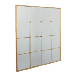 Metal Window Pane Inspired Wall Mirror Gold - CosmoLiving By Cosmopolitan 9 Metal Window Pane Inspired Wall Mirror Gold - CosmoLiving By Cosmopolitan -Finest Home Decoration GUEST 8e546144 a11a 4a50 b864 2a452c4d5dfd