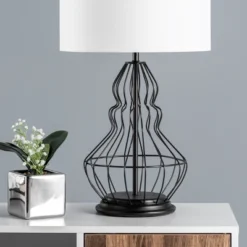 NuLOOM Porter 25" Iron Table Lamp -Finest Home Decoration GUEST 8e98eb53 1c9a 4725 8734 e9cee9a6d5b4