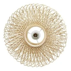 Circular Rattan Pendant Light Beige - Lalia Home -Finest Home Decoration GUEST 90bbace2 ab96 41f4 a9d8 d72b2f4b16fb