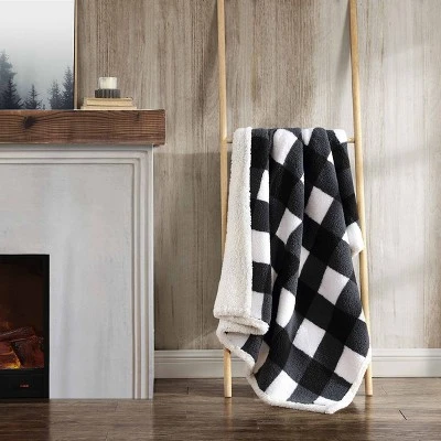 50"x60" Cabin Plaid Reversible Throw Blanket - Eddie Bauer 3 50"x60" Cabin Plaid Reversible Throw Blanket - Eddie Bauer
