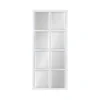 18" X 42" Hogan Windowpane Wall Mirror White - Kate & Laurel All Things Decor -Finest Home Decoration GUEST 91aab343 c61a 4c85 bebf d4e788588c98