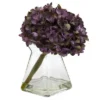 Set Of 3 Artificial Hydrangea Plant In Glass Vase - Nearly Natural 1 Set Of 3 Artificial Hydrangea Plant In Glass Vase - Nearly Natural -Finest Home Decoration GUEST 9215aa32 de41 4741 8d2e d362912d1cae