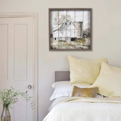 18" X 18" Rustic Barn MDF Wall Sign Panel Brown - Prinz 3 18" X 18" Rustic Barn MDF Wall Sign Panel Brown - Prinz