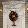 National Tree Company Artificial Witch's Wreath, Decorated With Black And Orange Trim, Ball Ornaments, Halloween Collection, 24 Inches 1 National Tree Company Artificial Witch's Wreath, Decorated With Black And Orange Trim, Ball Ornaments, Halloween Collection, 24 Inches -Finest Home Decoration GUEST 933449e5 5a49 4d50 afdc 6d27281503e6