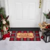 Northlight Red And Black Plaid "Merry Christmas" Rectangular Doormat 18" X 30" -Finest Home Decoration GUEST 93bb5dac 8f13 423f 9082 42a67688354a