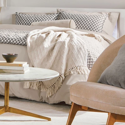 Nate Home By Nate Berkus Textured Decorative Pillow 3 Nate Home By Nate Berkus Textured Decorative Pillow