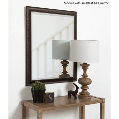 22" X 28" Aldridge Framed Wall Mirror Bronze - Kate And Laurel 6 22" X 28" Aldridge Framed Wall Mirror Bronze - Kate And Laurel - Image 4