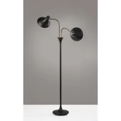 Ascot Floor Lamp Black - Adesso -Finest Home Decoration GUEST 95fd2ec2 c3e5 4ba3 9229 0455e8400a5c