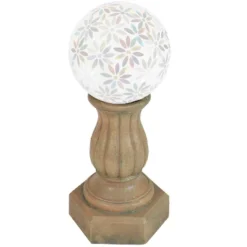 Sunnydaze Decor Sunnydaze Contemporary Pillar Indoor/Outdoor Column-Style Gazing Globe Stand For 10 To 12-Inch Gazing Balls - 16" H -Finest Home Decoration GUEST 96837e13 772c 46c3 acfa 59145b1a4be8