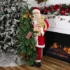 Northlight 48" Musical Santa Claus With Lighted Christmas Tree And Teddy Bear Standing Christmas Figure 1 Northlight 48" Musical Santa Claus With Lighted Christmas Tree And Teddy Bear Standing Christmas Figure -Finest Home Decoration GUEST 9803f167 f740 4592 bf9c 898c34350576
