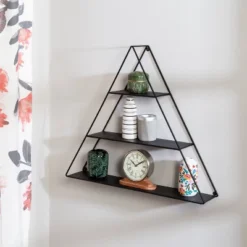 Honey-Can-Do Triangle Metal Wall Shelf Black 19 Honey-Can-Do Triangle Metal Wall Shelf Black -Finest Home Decoration GUEST 98b09c59 b28d 4bc6 ac46 2252aafc7424