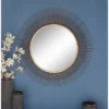 36" Metal Starburst Wall Mirror Gold - Olivia & May -Finest Home Decoration GUEST 994d0e87 937c 4f7f 8b30 27687b8132cd