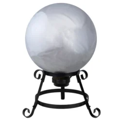 Northlight 10" Silver Mirrored Garden Gazing Ball