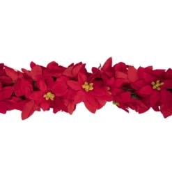 Northlight 6' X 3" Red Artificial Poinsettia Floral Christmas Garland - Unlit 8 Northlight 6' X 3" Red Artificial Poinsettia Floral Christmas Garland - Unlit -Finest Home Decoration GUEST 9c2ae84b 38ba 4372 b5c6 49ecc9efc15b