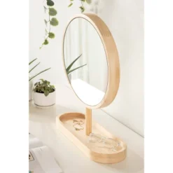 17" X 21" Travis Framed Tabletop Mirror Natural - Kate & Laurel All Things Decor 16 17" X 21" Travis Framed Tabletop Mirror Natural - Kate & Laurel All Things Decor -Finest Home Decoration GUEST 9ef5f639 f994 47d8 a348 f8478df293a5