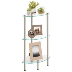 MDesign Glass/Metal Household Corner Organizer Shelf 26 MDesign Glass/Metal Household Corner Organizer Shelf -Finest Home Decoration GUEST 9f12d834 3d72 4a62 a27f fb8e5372b592