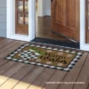 Checkered Mittens Winter Natural Fiber Coir Doormat 30" X 18" Briarwood Lane -Finest Home Decoration GUEST 9f774d9a 44f6 48ee 9e2c 461d7f53e46b