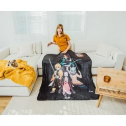 Surreal Entertainment Demon Slayer Group 45 X 60 Inch Fleece Throw Blanket -Finest Home Decoration GUEST a0ca1b73 6fed 4e87 a4ac 37a8b4daca19