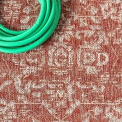 Malta Bohemian Inspired Medallion Textured Weave Indoor/Outdoor Area Rug - JONATHAN Y -Finest Home Decoration GUEST a157f7af 9d91 425a bdf9 ad3118438de4