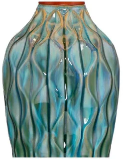 360 Lighting Rocco Modern Mid Century Table Lamps 30" Tall Set Of 2 Blue Teal Glaze Ceramic Linen Drum Shade For Bedroom Living Room Nightstand Home -Finest Home Decoration GUEST a1b71740 5a73 46c7 9a8a 5db6531f8b34