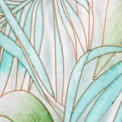 Set Of 3 Glass Leaf Tropical Wall Decors With Gold Frame Green - CosmoLiving By Cosmopolitan -Finest Home Decoration GUEST a2a38d9d 3c48 477e 942d 219250876285