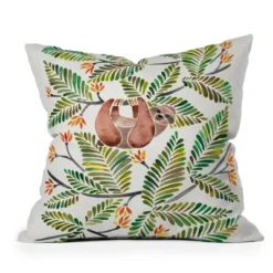 Cat Coquillette Happy Sloth Tropical Rainforest Outdoor Throw Pillow Green - Deny Designs 10 Cat Coquillette Happy Sloth Tropical Rainforest Outdoor Throw Pillow Green - Deny Designs -Finest Home Decoration GUEST a36ce40f 7941 4ba6 8b08 6bb5a6661510