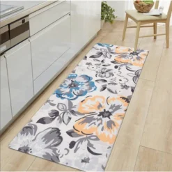 World Rug Gallery Modern Floral Anti Fatigue Standing Mat -Finest Home Decoration GUEST a395f35c 7144 4363 9d3e 65394a2a3608