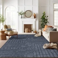 World Rug Gallery Contemporary Lines Machine Washable Area Rug -Finest Home Decoration GUEST a428f38e f7a7 4bfd b8c1 57f1ecfda536
