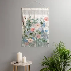 22"x31.5" Iveta Abolina Camille Wall Hanging Portrait Green - Deny Designs