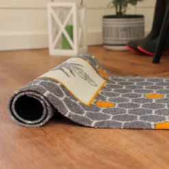 2'x3' ColorStar Bee Hex Door Mat Gray - Bungalow Flooring 12 2'x3' ColorStar Bee Hex Door Mat Gray - Bungalow Flooring -Finest Home Decoration GUEST a4c866e6 8c4f 4d3f 82ba af920456b642