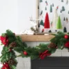 6' Mixed Greenery With Poinsettia Flowers Decorated Artificial Christmas Garland - Wondershop™ -Finest Home Decoration GUEST a5960146 5ff1 4437 b3b3 df1f07d17ff8