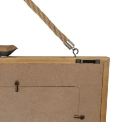 4X6 Inch 4 Photo Hanging Picture Frame Galvanized Metal And Wood Frame With MDF, Jute & Glass By Foreside Home & Garden -Finest Home Decoration GUEST a636180b 5433 4546 a354 7c8a76c9a5ec