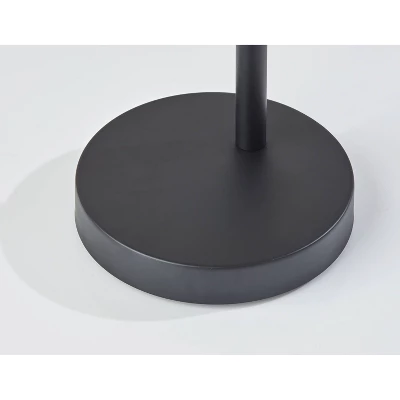 Elmore Floor Lamp With Smart Switch Black (Includes LED Light Bulb) - Adesso 6 Elmore Floor Lamp With Smart Switch Black (Includes LED Light Bulb) - Adesso - Image 4