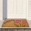 Northlight Natural Coir Floral Rectangular "Welcome" Doormat 18" X 30" 2 Northlight Natural Coir Floral Rectangular "Welcome" Doormat 18" X 30" -Finest Home Decoration GUEST a76006d8 1194 4c72 a4a8 2a204c7b3ba0