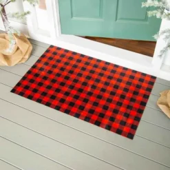 Evergreen Red And Black Buffalo Check Layering Mat 11.5 X 9.5 Inches Indoor And Outdoor Decor 7 Evergreen Red And Black Buffalo Check Layering Mat 11.5 X 9.5 Inches Indoor And Outdoor Decor -Finest Home Decoration GUEST a7cd347d 6bd1 4103 8df9 503e3295f6d8