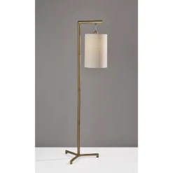 Reggie Floor Lamp Antique Brass - Adesso -Finest Home Decoration GUEST a8138683 a36e 4bc3 81cc f9dfbc844b49