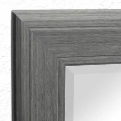 29.5" X 53.5" Textured Wood Grain Mirror Gray - Head West -Finest Home Decoration GUEST a8e9e6a2 95c2 4af2 8c24 190b7be1a3a5