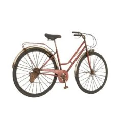 Metal Bike Wall Decor With Seat And Handles Red - Olivia & May -Finest Home Decoration GUEST a9be2f8e 7892 4a7b 94af 5aaea921d610