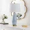 Eliana Glass Table Lamp - Blue - Safavieh -Finest Home Decoration GUEST aa46ee47 070a 4265 bb75 1ae32ca5119a