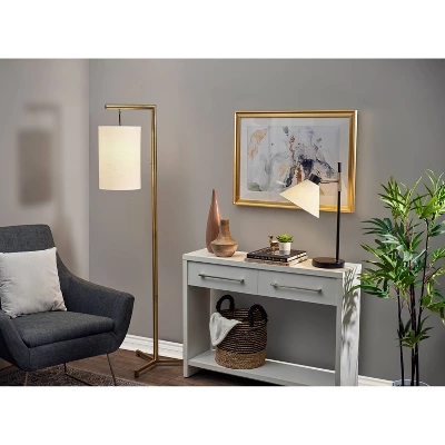 Matthew Table Lamp Black/Antique Brass - Adesso 3 Matthew Table Lamp Black/Antique Brass - Adesso