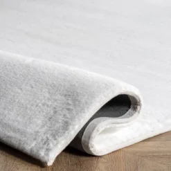 NuLOOM Layne Soft Silky Faux Rabbit Area Rug -Finest Home Decoration GUEST ab723210 6bfa 4bfa 934f 7e92044bf840