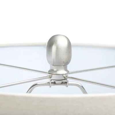 23" Ceramic Textured Striped Table Lamp - 3Storied Home 5 23" Ceramic Textured Striped Table Lamp - 3Storied Home - Image 3